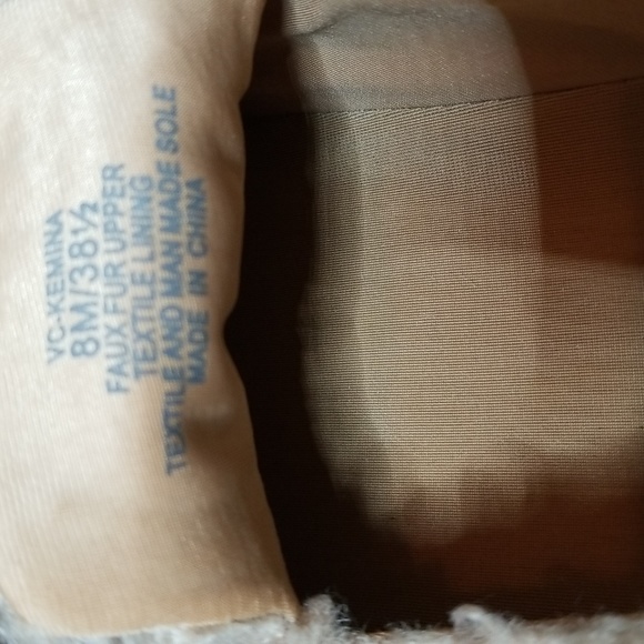 Vince Camuto Womens Kemina Slip-On Shearling Tan Shoes Size 8 - Picture 9 of 10